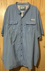 Magellan Outdoors Fish Gear Herren belüftetes Angelhemd kurzarm blau 4XL - Bild 1 von 6