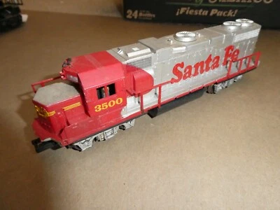 Vintage HO Scale Life Like Santa Fe 3500 Red Diesel Locomotive Parts or TLC - Image 1 of 2