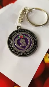 Military Order Of The Purple Heart Key Chain New - Picture 1 of 3