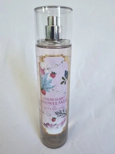 BATH & BODY WORKS SPRAY NEBULIZZATORE FRAGRANZA FINE 8 oz FRAGOLA FIOCCO DI NEVE - Foto 1 di 2