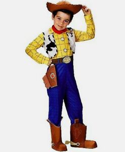 Disney Toy Story and Beyond Deluxe Woody Size 7-8 Medium Child Costume New