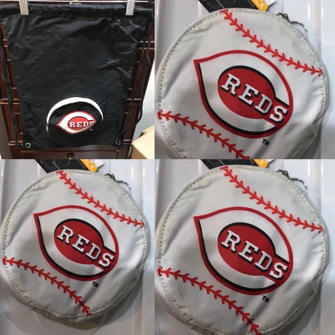 Cincinnati Reds Backpack Tuck Away Bag Backsack Back Sack Official Major League Cover