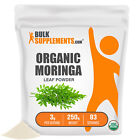 BulkSupplements Certified Organic Moringa Leaf Powder - Vegan, & Gluten-Free