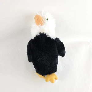Bald Eagle Plush 8" Aurora Stuffed Animal Bird USA Patriotic Zoo Standing Small - Picture 1 of 8
