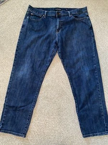 Pantalones de mezclilla Lucky Brand 40X30 para hombre azul 221 pierna recta ajuste regular lavado oscuro - Imagen 1 de 6