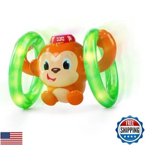 Bright Starts Roll and Glow Monkey Crawling Baby Toy with Lights and Sounds f - Picture 1 of 5