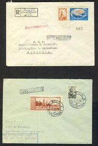 Russia 1950`s 4 Covers to Sweden - Picture 1 of 2