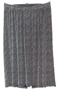 NEW VIKKI VI Women's Acetate Travel Knit Long Pencil Skirt Geometric 1X PLUS - Picture 1 of 14