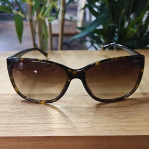 DKNY Damen Sonnenbrille DY 4085 Schildpatt Gestell braune Gläser mit Farbverlauf - Bild 1 von 9