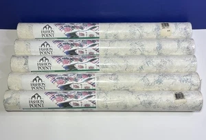 5 Rolls Imperial Wallcoverings Fashion Point 281 Sq Ft. 90s Random Gray Splatter - Picture 1 of 9