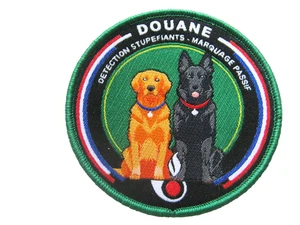 ECUSSON GEND. / DOUANE CYNOPHILE DETECTION STUP - MARQUAGE PASSIF - Picture 1 of 1