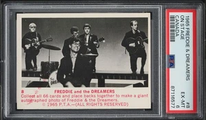 1965 Donruss Freddie & The Dreamers On Stage CANADA #8 PSA 6 - Picture 1 of 2