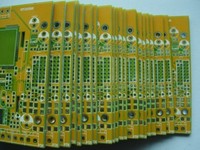 PCB board manufacture fabricate etching soldering  yellow mask  high quality