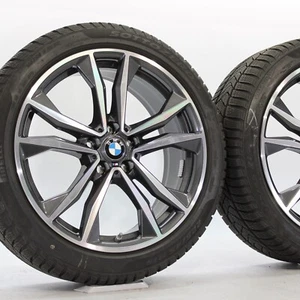 Ruote invernali originali 19 pollici BMW X1 F48 X2 F39 M715 doppi raggi 7-7,5 mm DOT21 - Foto 1 di 5