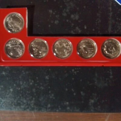 2009 - D - D.C. & US Territories Quarters - 6 Coin - Satin Finish - U S Mint Set - Image 1 of 2