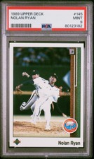 1989 UPPER DECK 145 NOLAN RYAN PSA 9