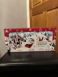 DISNEY CHRISTMAA SNOW MUCH FUN LIGHT UP SIGN BRAND NEW WALL PLAQUE - Picture 1 of 3