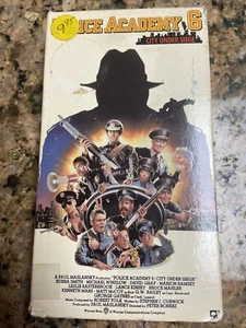 Vintage Police Academy 6 VHS Cassette Tape Rare - Picture 1 of 4