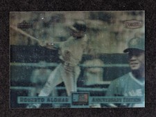 1995 Upper Deck Denny's Holograms #28 Roberto Alomar Blue Jays HOF Card NM/MT+