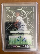 2022 Panini Chronicles Obsidian SP Joe Ryan Rookie Auto /5 Twins