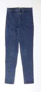 Miss Selfridge Womens Blue Cotton Blend Jegging Jeans Size 6 L27 - Picture 1 of 12