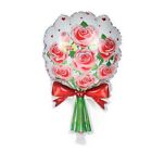 Balls Rose Bouquet Diamond Ring I Love You Valentines Day Foil Balloon