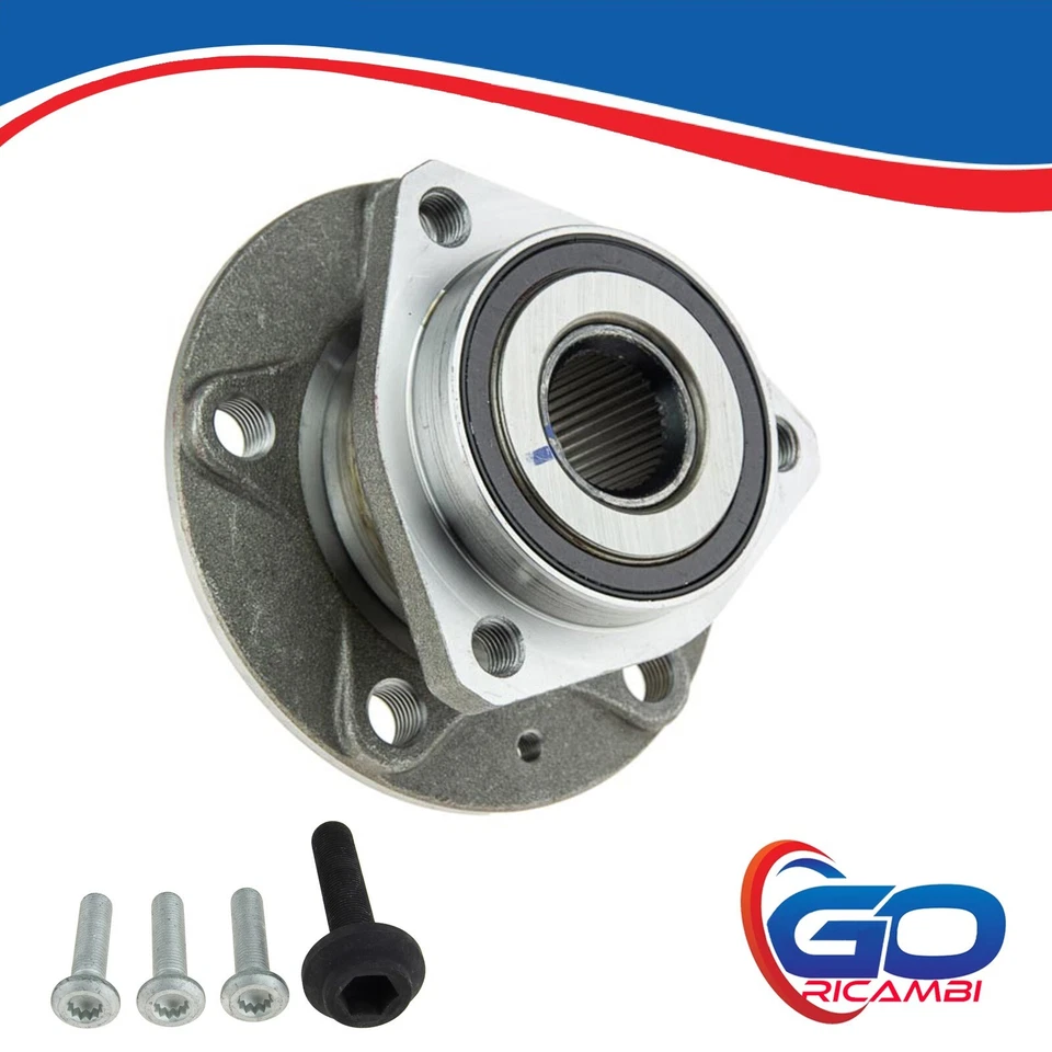 KIT CUSCINETTO MOZZO RUOTA ANTERIORE DESTRO SINISTRO VW GOLF V AUDI A3 SEAT LEON - Immagine 1 di 3