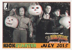 CHRONICLES OF THE THREE 3 STOOGES SERIES 4 2015 RRPARKS CARDS PROMO CARD SET 4