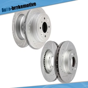 FOR ACURA INTEGRA HONDA CIVIC COUPE SEDAN HATCHBACK FRONT AND REAR BRAKE ROTORS - Picture 1 of 9