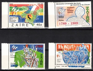 ZAIRE Scott 1241-4 Mint NH - Picture 1 of 2