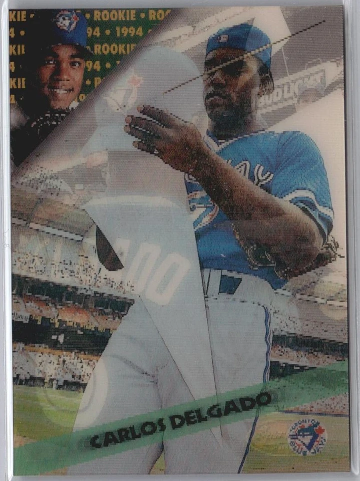 1994 MLB Sportflics 2000 Rookie & Traded Carlos Delgado RC #132 Toronto Baseball - Image 1 of 2