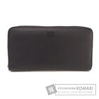 CHRISTIAN DIOR Logo Long Wallet (with coin purse) Leather Women s Used