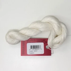 Caron Collection Impressions White 120 yd silk wool needlework lace weight ndlpn - Picture 1 of 1