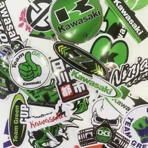 Lot Set of 40 Vinyl Motorcycle Motocross Decals Stickers Racing ATV UTV Dirtbike - Bild 1 von 12