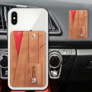 Mobile Phone Holder Car Smartphone Wallet Attachment Adhesive - Photo 1 sur 12