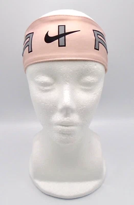Nike Head Tie Skinny Air Graphic Adulto Rosa Oxford/Preto/Prata Feminino - Imagem 1 de 4