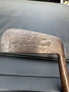 Vintage Antique Wright & Ditson Accurate St. Andrews Hickory Shaft PUTTER Wood - Picture 1 of 12
