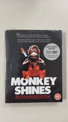Monkey Shines Eureka! Blu Ray + DVD w Slipcover George Romero Region B LIKE NEW - Image 1 of 4