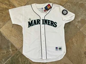 Vintage Seattle Mariners Ken Griffey Jr. Russell Baseball Jersey, Size 48, XL - Picture 1 of 10