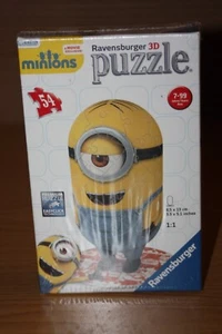Ravensburger 3D Jigsaw Puzzle - Minions 3D Figure - No. 11 402 3 - New & Sealed - Picture 1 of 12