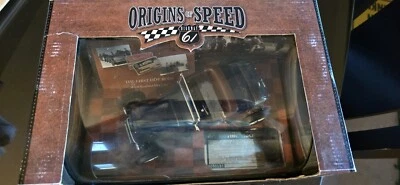 NOS~Highway 61/1929 FORD MODEL ‘A’ V8 HOTROD ROADSTER~Black/Red Int~1:18~As New! - Image 1 of 4