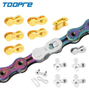 2pcs Bicycle Chain Connector Lock Quick Link MTB Road Bike Magic Buckle Parts - Picture 1 of 16