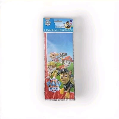Paw Patrol Wilton 4" x 9.5" Party Treat Bags w/Twist Ties 16 pcs - Image 1 of 2