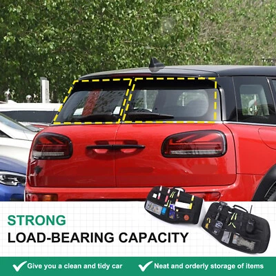 Borsa lunotto portellone posteriore bagagliaio nera per BMW MINI CLUBMAN 2019-2023 - Immagine 1 di 4