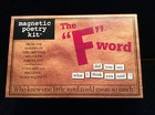 NEW THE "F" WORD Magnetic Poetry