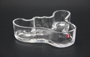 IITTALA Alvar Aalto Collection Clear Glass 136mm Bowl Made in Finland - Picture 1 of 8