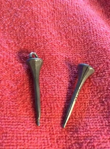 LOT OF 2 GOLF TEES WILLIAMS PEWTER - Picture 1 of 2