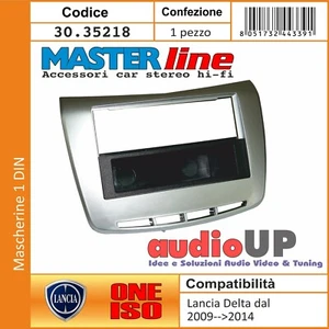 MASCHERINA AUTORADIO 1 DIN LANCIA DELTA 2009->2014 VERSIONE SENZA NAVIGATORE - Foto 1 di 2