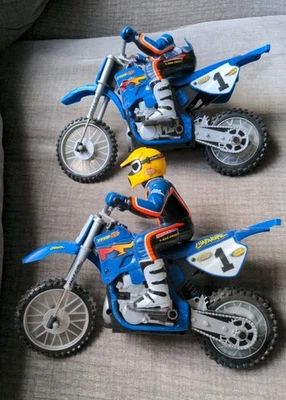 (2) Tyco RC X-Treme Cycle Jeremy McGrath Motocicleta ¡SOLO motos de cross! Sin probar Foto 1 de 4