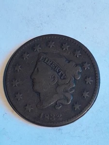 Schöner großer Cent von 1832 - Bild 1 von 4
